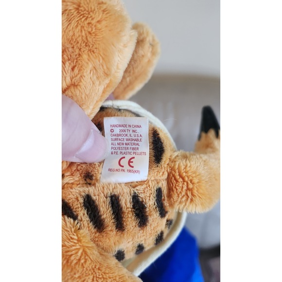2006 Ty Beanie Baby Garfield 4-H Plush Stuffed Animal 4H Bum Tag Only. - Picture 5 of 5